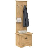  Ormar za hodnik s ladicama BODO Medeno smeđa 50 x 40 x 156 7 cm | shoptok.hr