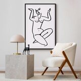  Slika - Uncertain Encouragement (1 Part) Vertical 60x90 U crnom drvenom okviru | shoptok.hr