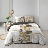 Douceur d intérieur Bela/rjava bombažna posteljnina za zakonsko posteljo/podaljšana 240x220 cm Utopia – | Shoptok.si