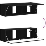  Namestitev na steno 6 pcs Črna - - črna - 78.74 - 98 x 31 x 29,5 cm - 2025-vidaXL-Uvoz_2 | Shoptok.si