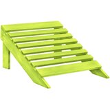  Vrtni dvosjed Adirondack od jelovine s otomanom zeleni | shoptok.hr