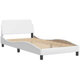  Okvir za krevet bez madraca Hvar bijeli 100x200 cm od umjetne kože | shoptok.hr