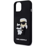  originalen karl lagerfeld ovitek KLHCP15M3DRKCNK za iphone 15 plus 6.7 črna trda zaščita - full bodies 3D | Shoptok.si