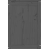  Kutija za rublje siva 44x44x66 cm od masivne borovine | shoptok.hr