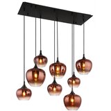 Globo 15548-8HG - Luster na sajli MAXY 8xE27/40W/230V u bakarnoj boji | Eponuda.com
