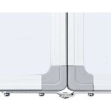  Magnetna bijela ploča sklopiva 120 x 100 x 1 7 cm aluminijska | shoptok.hr