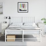 vidaXL Noćni ormarići 2 kom bijeli 34 5 x 39 x 62 cm čelični Cijene