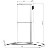 Berdsen BT-216 Crna kuhinjska napa 60 cm | shoptok.hr