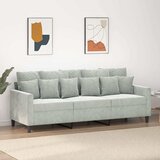  Trosjed svjetlosivi 180 cm baršunasti | shoptok.hr
