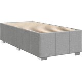  Okvir za krevet bez madraca svjetlosivi 90x190 cm od tkanine | shoptok.hr