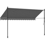 Tenda na uvlačenje antracit 350 x 150 cm od tkanine i čelika | Eponuda.com