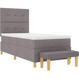  s opruga kutije Sivo-smeđa 190 x 90 cm tkanina | shoptok.hr