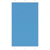 vidaXL Plisirana senčila modra 120x200 cm, širina blaga 119,4 cm, poliester, (5000297761) | Shoptok.si