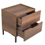 Hanah home noćni ormarić Kmd-1720-Oo-1, 55x59x44 cm, Orah | Eponuda.ba