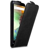 Cadorabo Ohišje, združljivo z OnePlus 2 v nočna črna - Zaščitni ovitek v obliki flipa z magnetnim zapiranjem, (20559273) | Shoptok.si