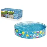 Bestway: Fill N Fun Sparkling Sea morski životinjski bazen s tvrdim zidovima, Ø 122 x 25 cm