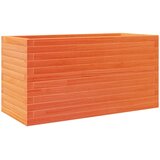  Vrtna sadilica voštano smeđe boje 90x40x45,5 cm od borovine | shoptok.hr