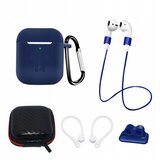 HURTEL SILIKONSKI ETUI SET ZA AIRPODS 1/2 + KARABIN ETUI MODER, (22006361) Cene