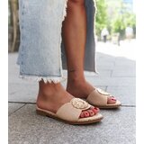 Gemre Beige sandals with leather insole Buenas | Shoptok.si