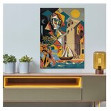 Wallity CAM3691 - 5070 multicolor decorative tempered glass painting | Eponuda.com
