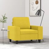 The Living Store Fotelj svetlo rumen 60 cm blago - Fotelj, (21837662) | Shoptok.si