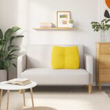  Jastuk za leđa Svijetlo žuta 60 x 24 x 50 cm tkanina | shoptok.hr