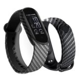 Onasi pašček za uro xiaomi mi band 5, 6 in 7 - črn carbon Cene