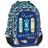 Octopus Anatomska Školska Torba Oet2601 Skate It 42x32x16,5cm plava žuta | Eponuda.com