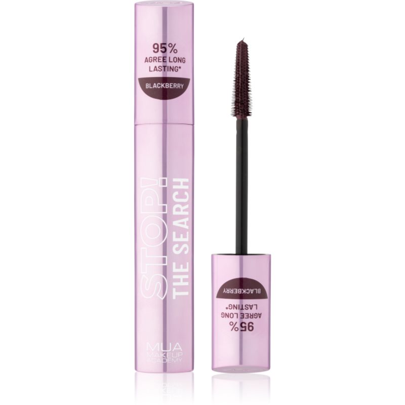 MUA Makeup Academy Stop The Search dolgoobstojna maskara odtenek Blackberry 12 ml Cene