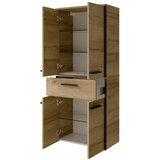 Pelipal Stenska kopalniška omarica v hrastovem dekorju v naravni barvi 72x60 cm Quickset 395 – | Shoptok.si