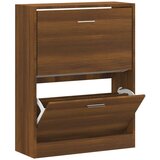 Maison Chic Omarica za obutev - Kopa za čevlje rjav hrast 63x24x81 cm inženirski les, (21778059) | Shoptok.si