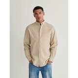Reserved srajca comfort fit - bež | Shoptok.si