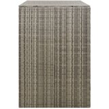  Spremište za 2 kante za smeće sivo 140 x 80 x 117 cm poliratan | shoptok.hr