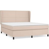  Krevet box spring s madracem cappuccino 180x200 cm umjetna koža | shoptok.hr