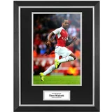  Theo Walcott Signed 16"x12" Framed Photo Display Arsenal Happy Birthday Gift COA