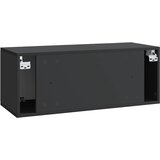 TV ormar za zid 78,5 x 31 x 30 cm Crna Konstruirano drvo | Eponuda.ba
