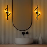Opviq lights Črna LED stenska svetilka ø 7 cm Likma – | Shoptok.si