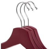  Drvena vješalica 3 kom. bordo | shoptok.hr