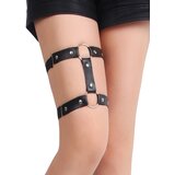 SuperLove Faux Leather Double Garter 81292 Black | shoptok.hr