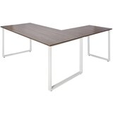 MID.YOU Kotna Pisalna Miza Workspace Xl I, Siva | Shoptok.si