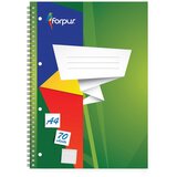  Bilježnica sa spiralom A4, sa crtama | shoptok.hr
