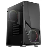 Ohišje PGS ZAURON FRGB-G-BK-v1 Črna midi tower, (5000400735)