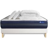 ACTISOM Celoten paket za posteljo - Vzmetnica 200x200 cm + Vzmetni boksi z letvami (komplet) + 2 vzglavnika + odeja - Actiflex Tech, (21613148) | Shoptok.si