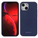 Soft Feeling silikonski ovitek za iPhone 13 Mini - temno moder