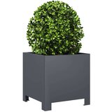 vidaXL Vrtne sadilice 2 kom antracit 30x30x30 cm čelične | shoptok.hr