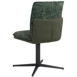 Novel stol, kovina, tekstil zelena | Shoptok.si