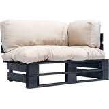  Vrtna sofa od paleta od borovine s jastucima boje pijeska | shoptok.hr