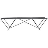 vidaXL sklopivi stol za lijepljenje od MDF-a i aluminija 300 x 60 x 78 cm | shoptok.hr