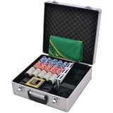  Set za Poker i Blackjack s 600 Laserskih Žetona Aluminijum | shoptok.hr
