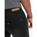 Ombre Men's denim pants STRAIGHT LEG - black | Eponuda.ba